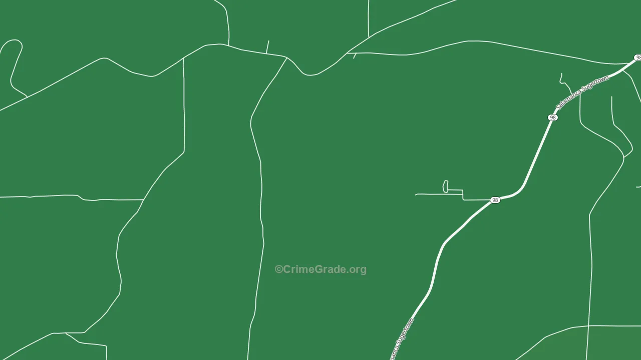 Devereaux, NY Map of Vehicle Theft Rates