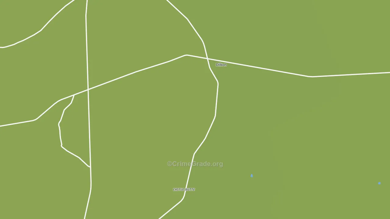 Dilkon, AZ Map of Vehicle Theft Rates