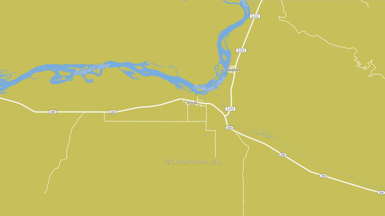Dixon, MT Map of Vehicle Theft Rates