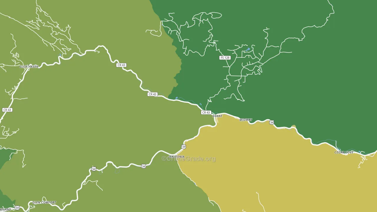 Drake, CO Map of Vehicle Theft Rates