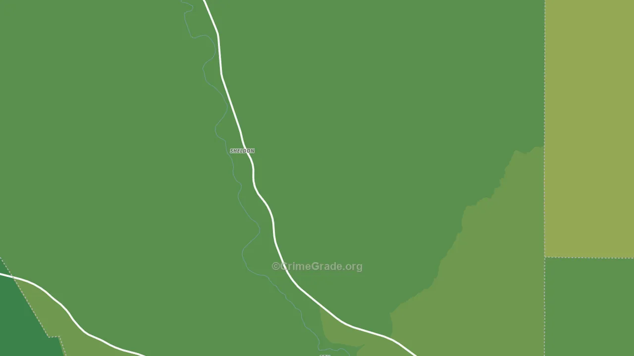 Duncan, AZ Map of Vehicle Theft Rates