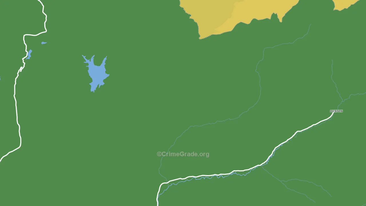 Dunton, CO Map of Vehicle Theft Rates