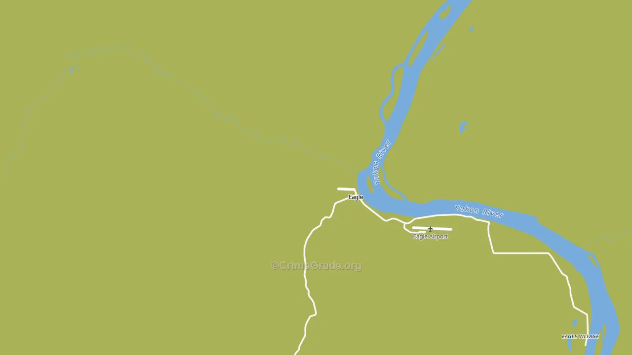 Eagle, AK Map of Vehicle Theft Rates