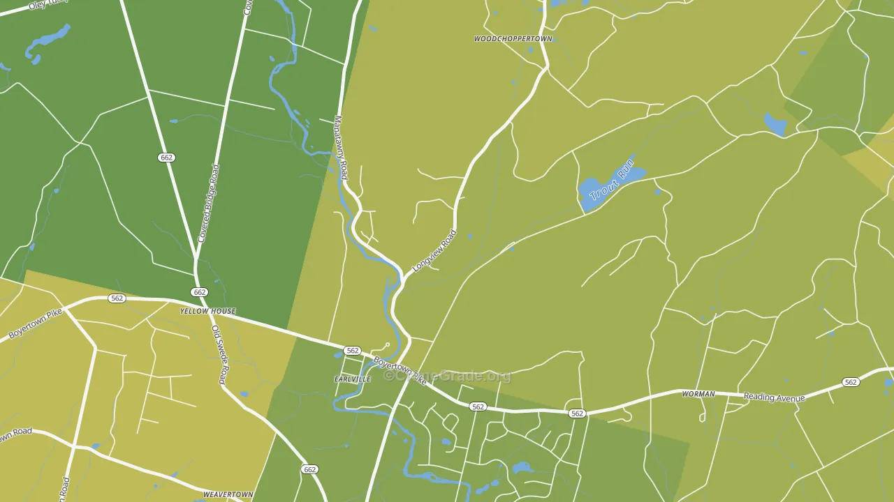 Earlville, PA Map of Vehicle Theft Rates