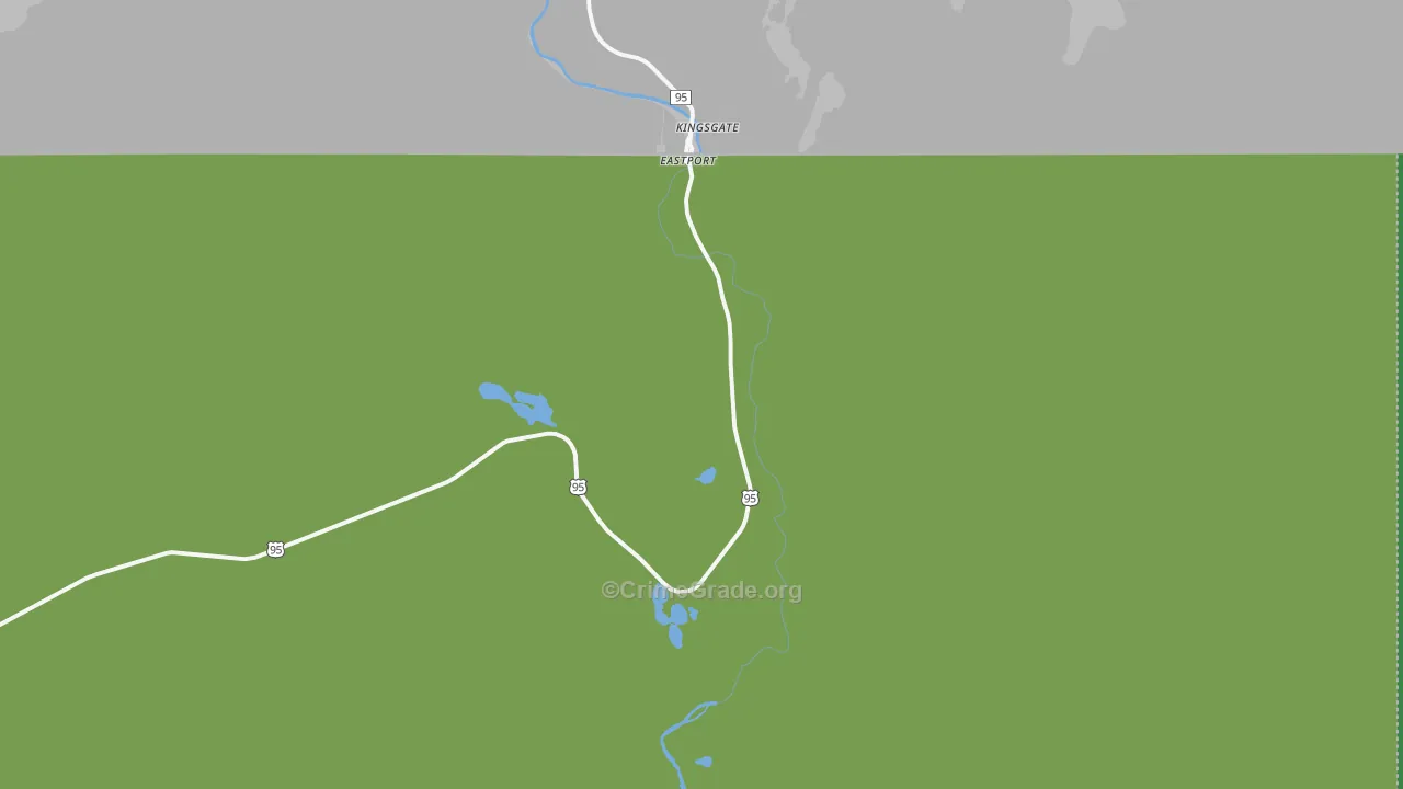 Eastport, ID Map of Vehicle Theft Rates