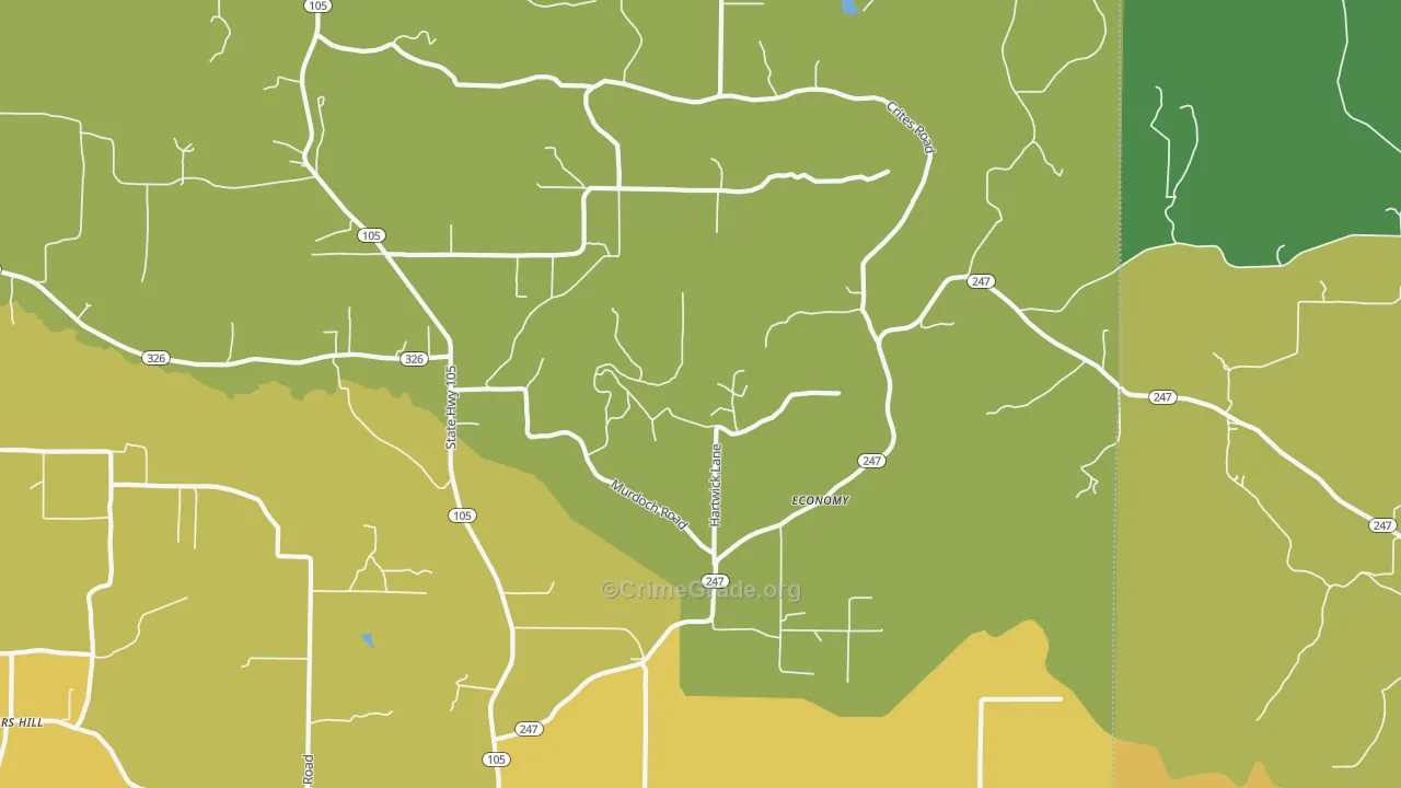 Economy, AR Map of Vehicle Theft Rates