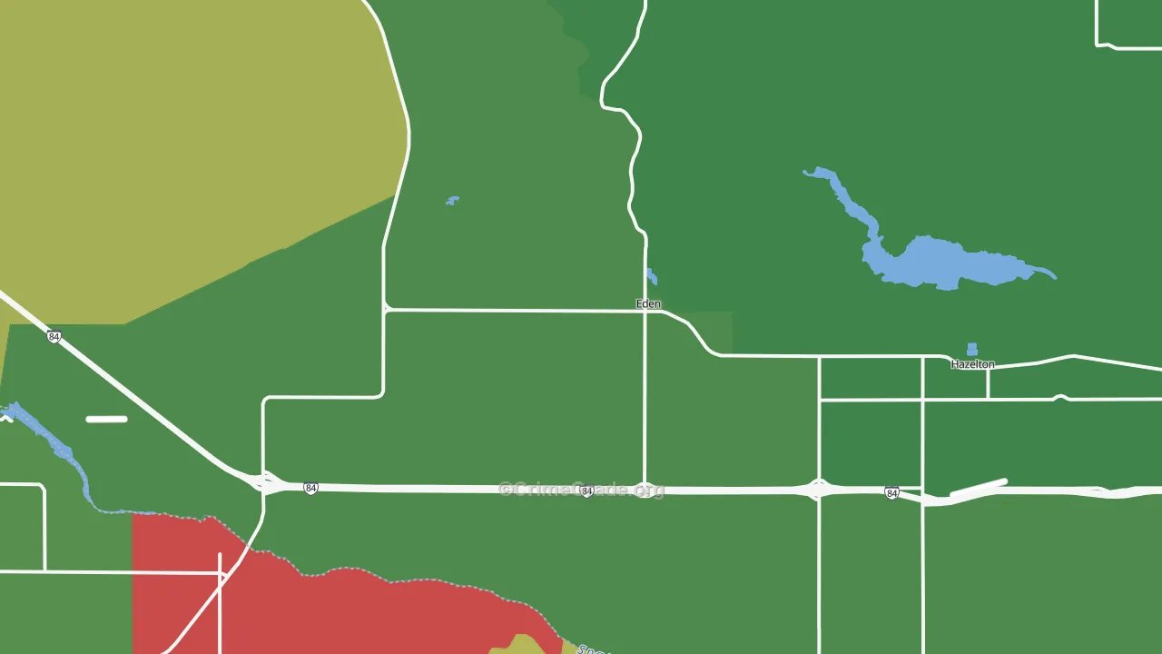 Eden, ID Map of Vehicle Theft Rates