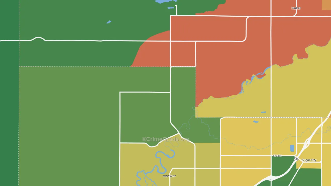 Edmonds, ID Map of Vehicle Theft Rates