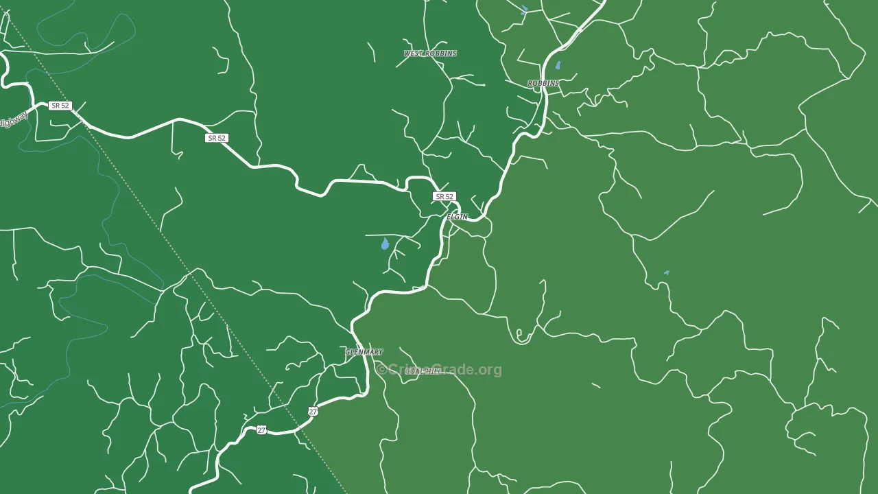 Elgin, TN Map of Vehicle Theft Rates