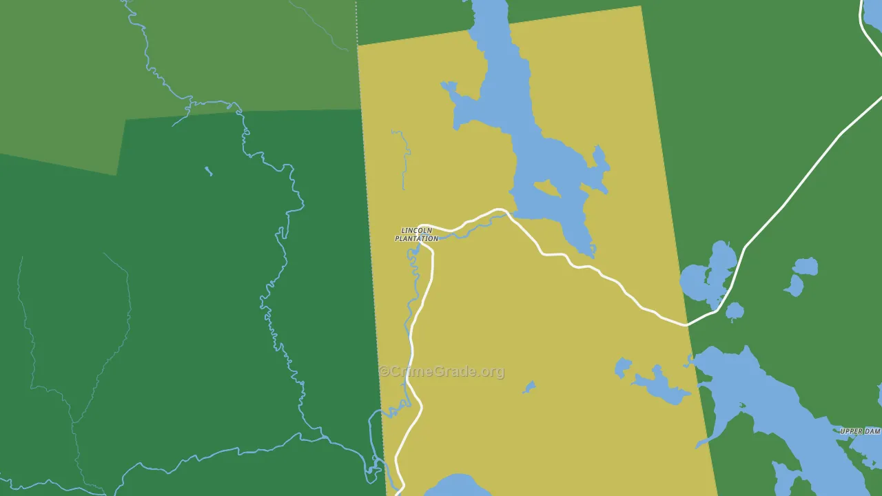 Errol, ME Map of Vehicle Theft Rates