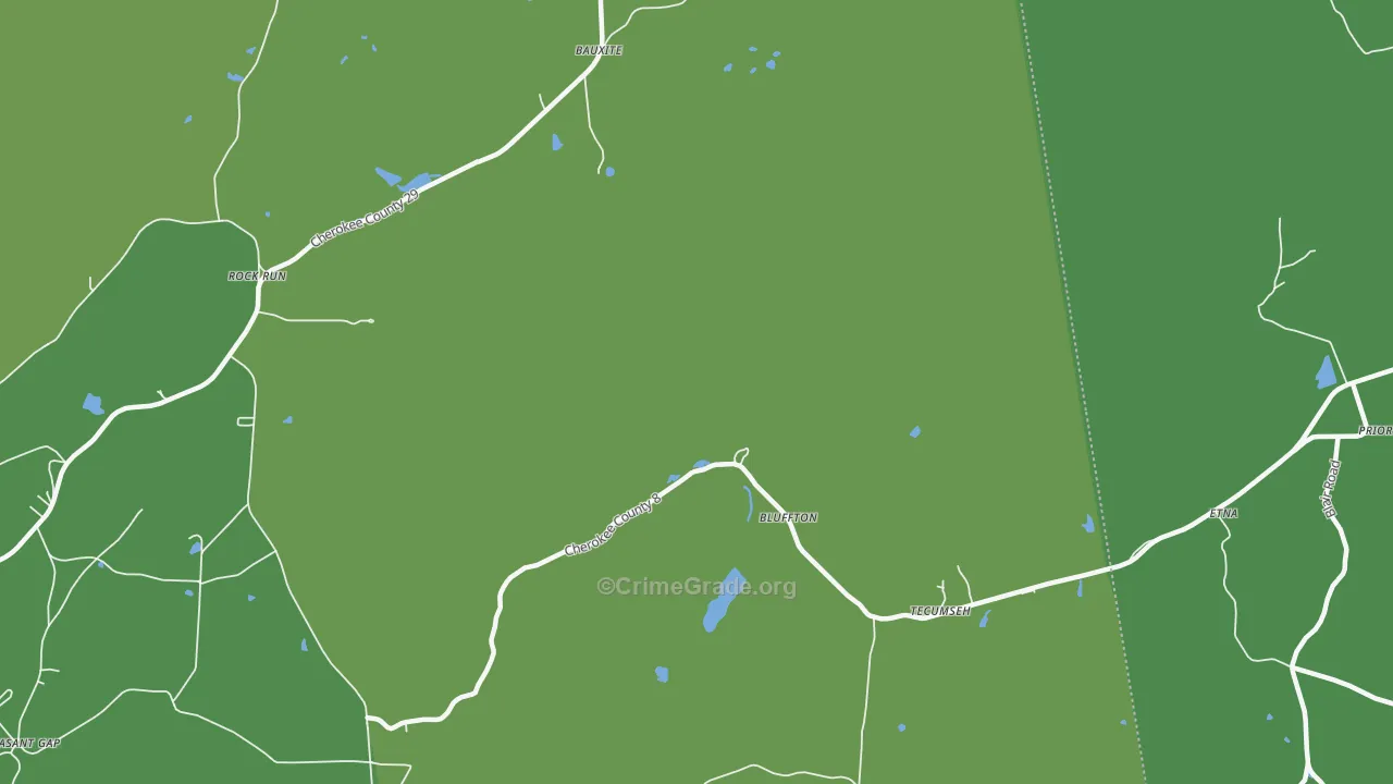 Esom Hill, AL Map of Vehicle Theft Rates