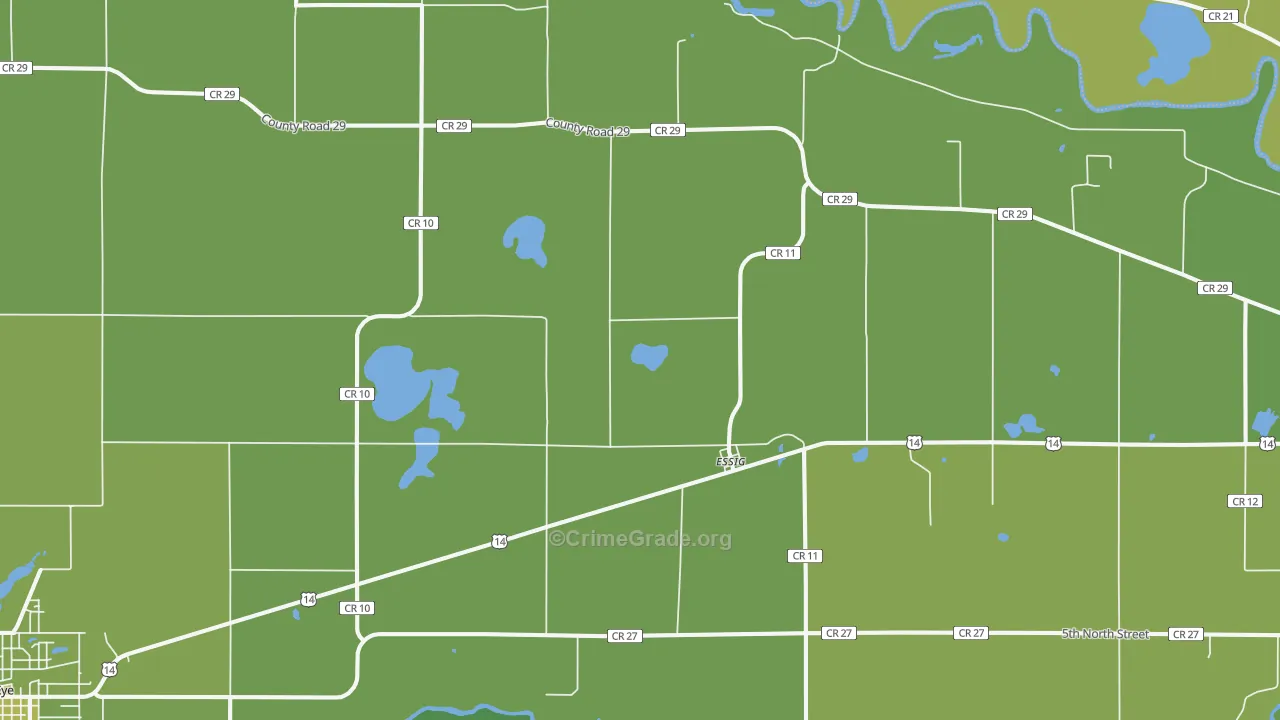 Essig, MN Map of Vehicle Theft Rates