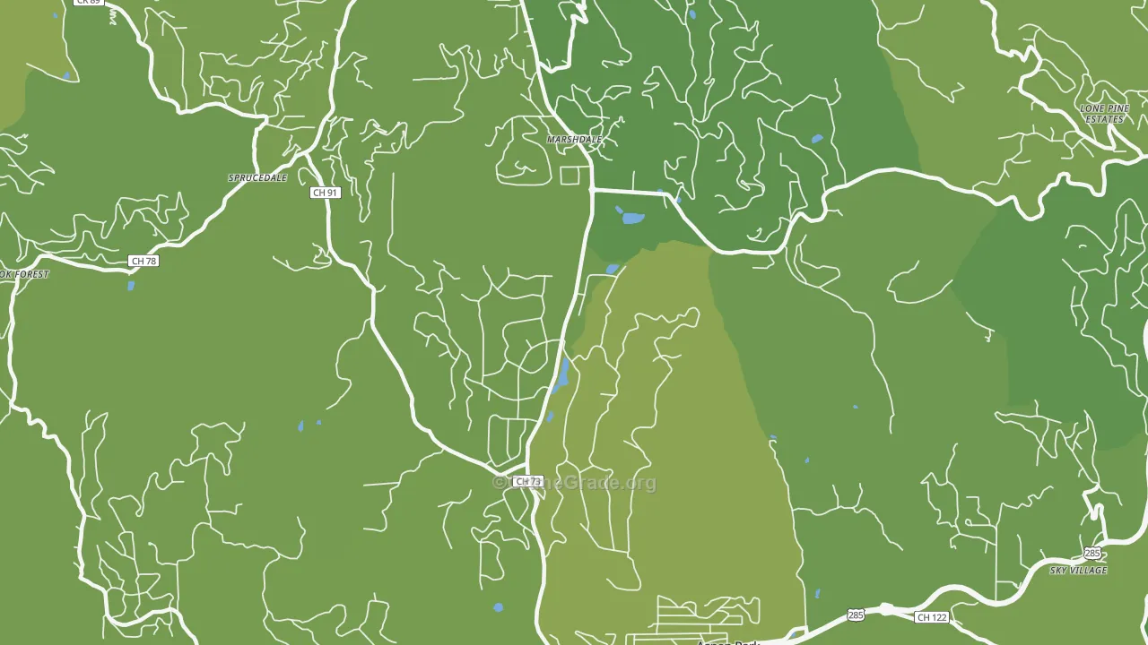 Evergreen Meadows, Evergreen, CO Map of Vehicle Theft Rates