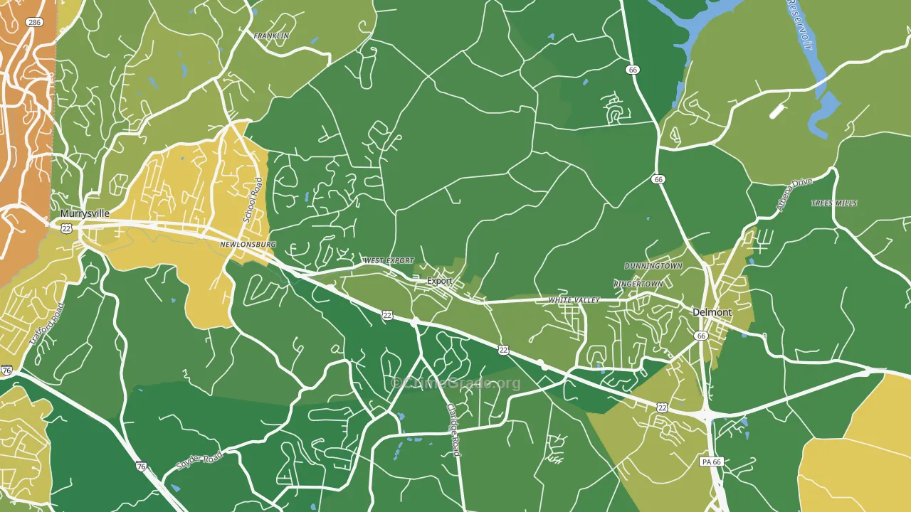 Export, PA Map of Vehicle Theft Rates
