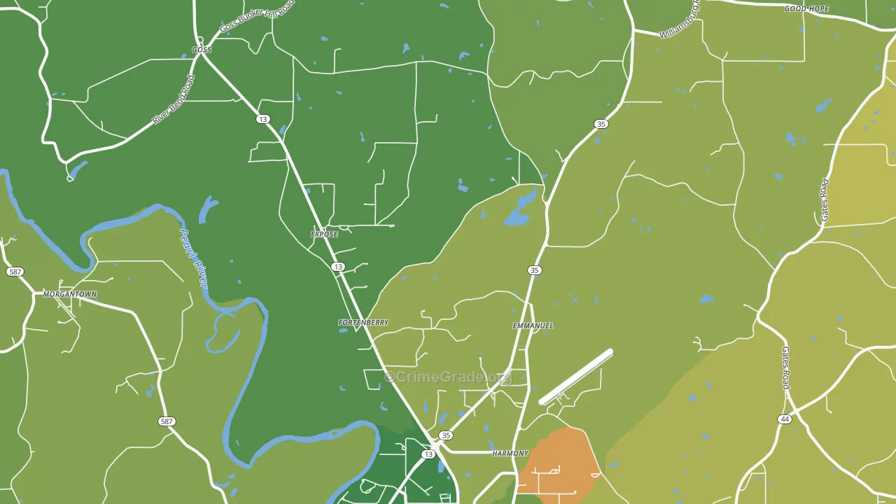 Expose, MS Map of Vehicle Theft Rates