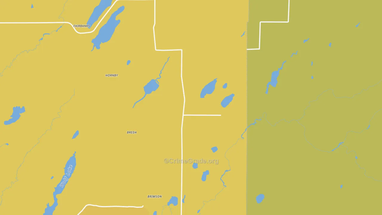 Fairbanks, MN Map of Vehicle Theft Rates