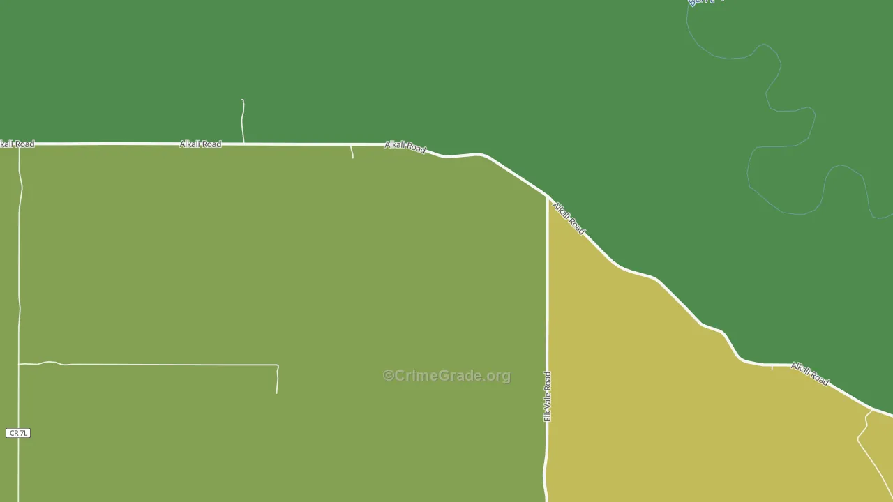 Fairpoint, SD Map of Vehicle Theft Rates