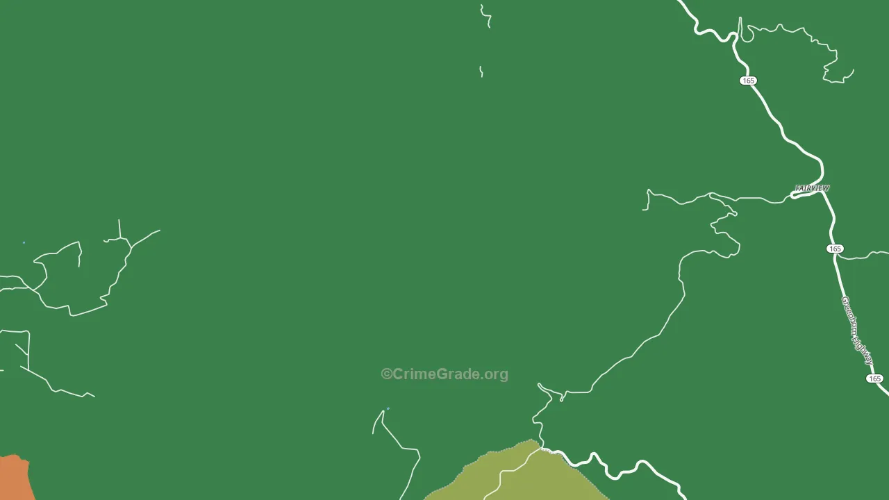 Fairview, CO Map of Vehicle Theft Rates