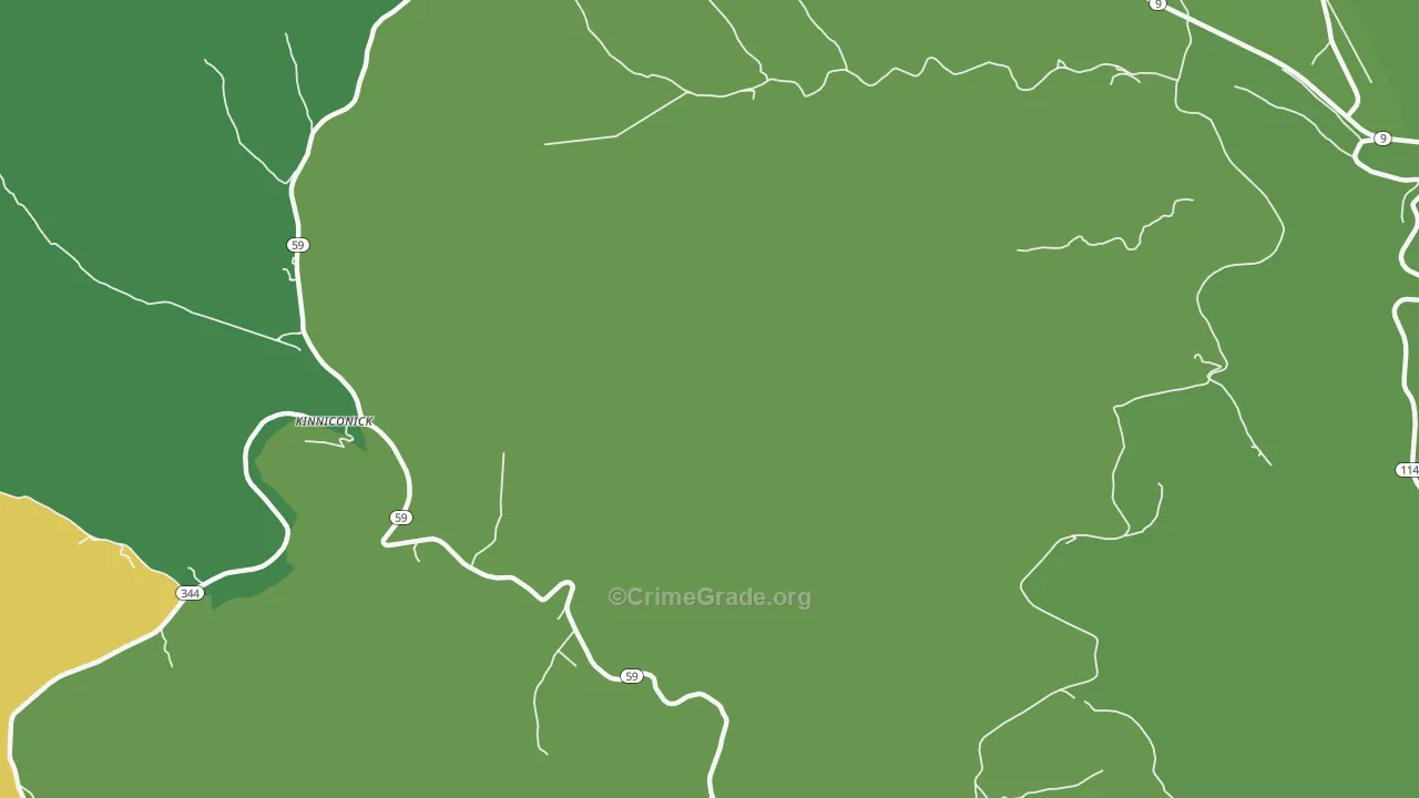 Firebrick, KY Map of Vehicle Theft Rates