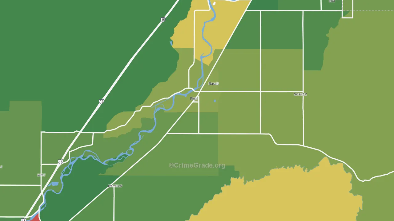 Firth, ID Map of Vehicle Theft Rates