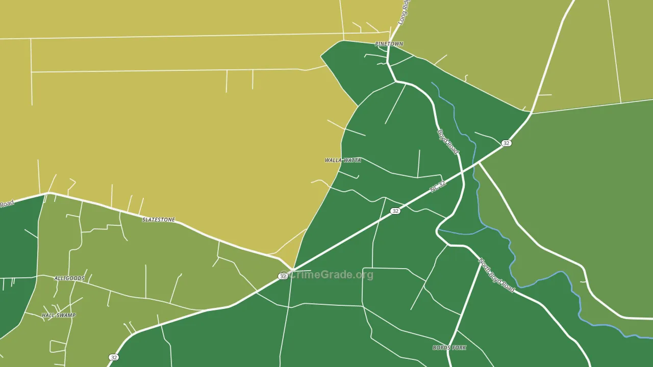 Five Points, NC Map of Vehicle Theft Rates