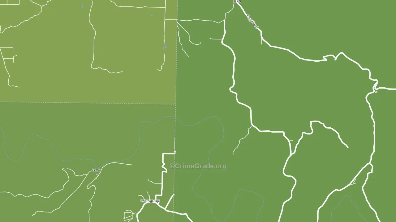 Flag, AR Map of Vehicle Theft Rates