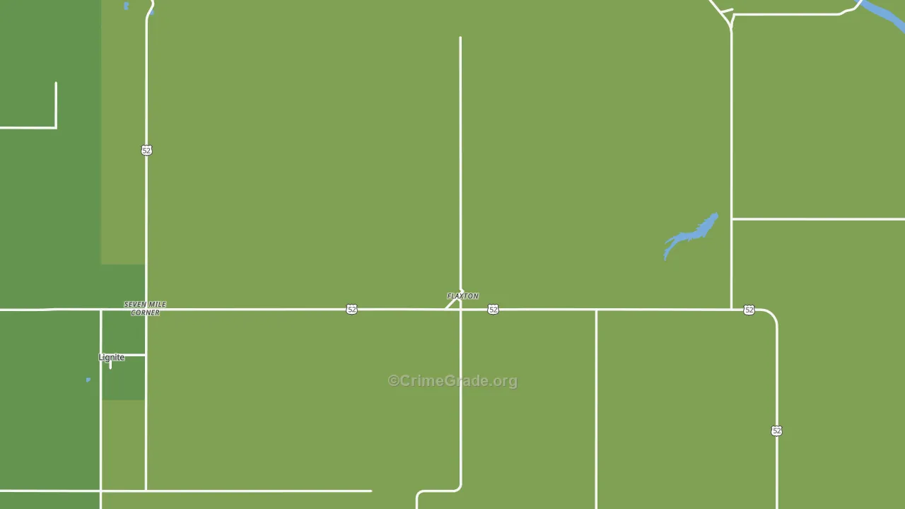 Flaxton, ND Map of Vehicle Theft Rates