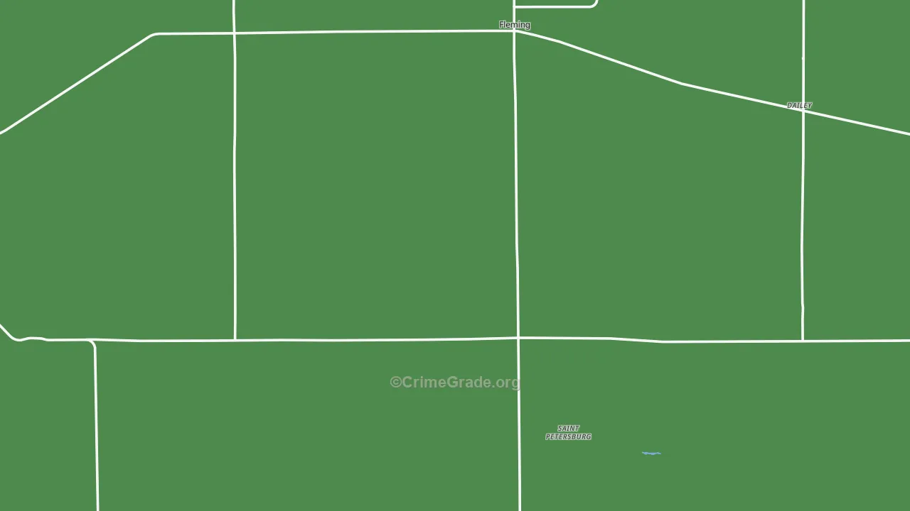 Fleming, CO Map of Vehicle Theft Rates
