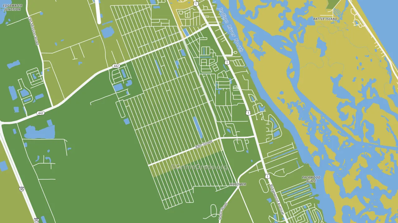 Florida Shores, Edgewater, FL Map of Vehicle Theft Rates