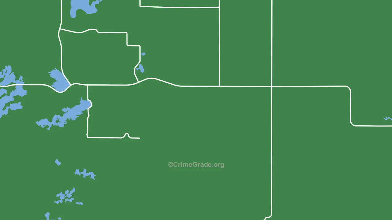 Forbes, ND Map of Vehicle Theft Rates