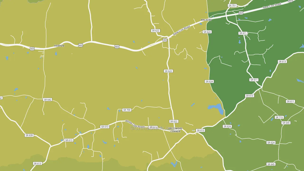 Ford, VA Map of Vehicle Theft Rates