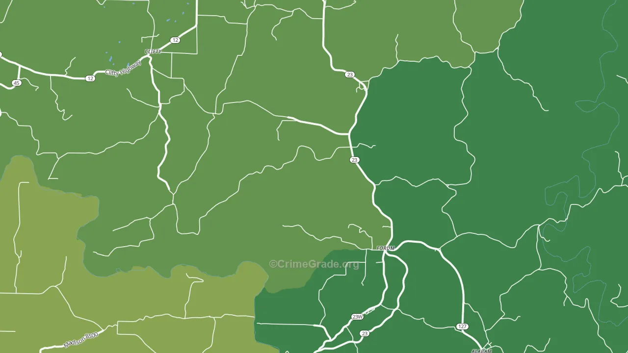 Forum, AR Map of Vehicle Theft Rates