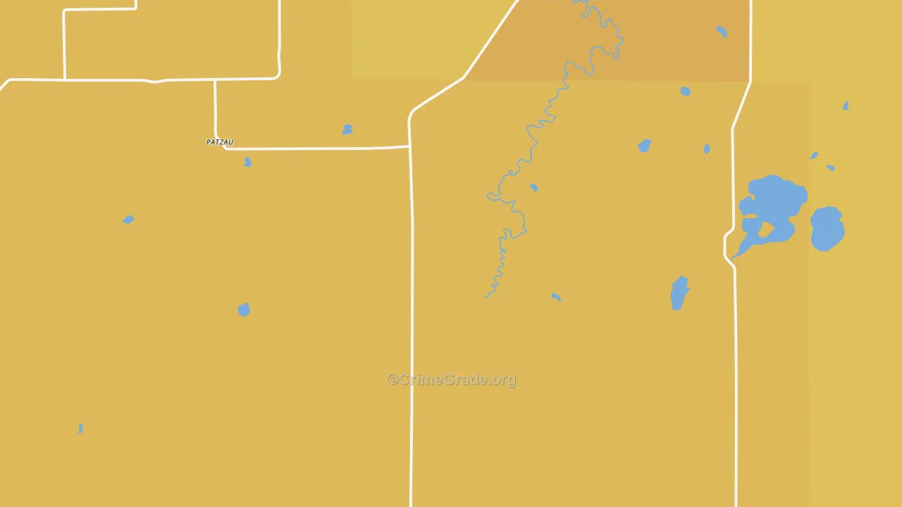 Foxboro, WI Map of Vehicle Theft Rates