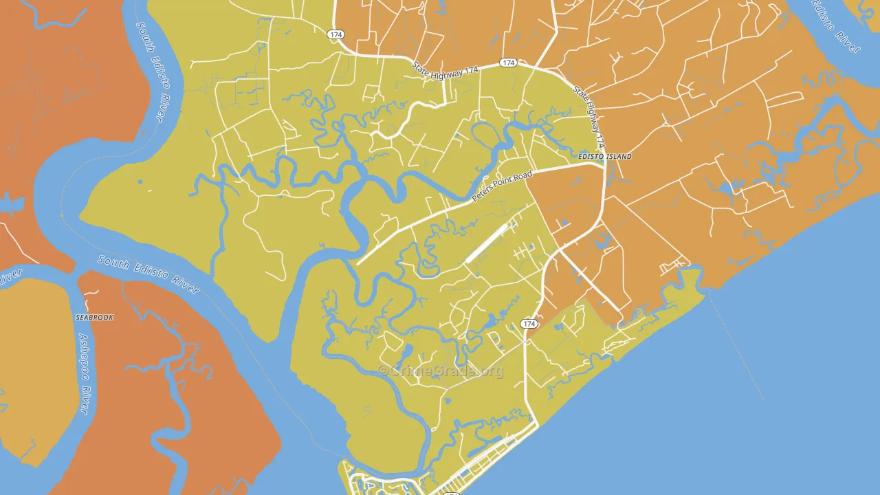 Freedman, SC Map of Vehicle Theft Rates