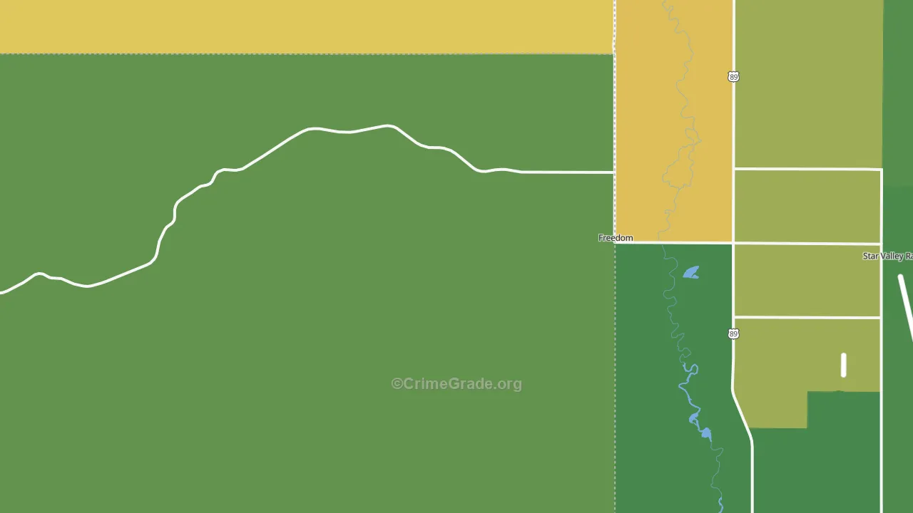 Freedom, ID Map of Vehicle Theft Rates