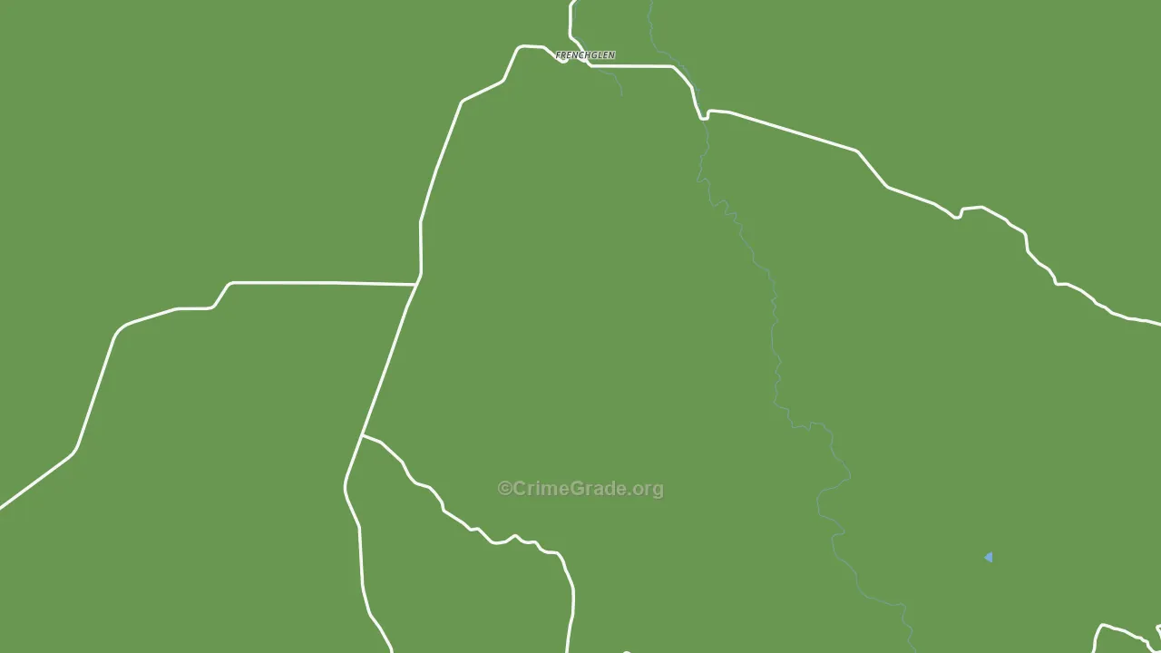 Frenchglen, OR Map of Vehicle Theft Rates