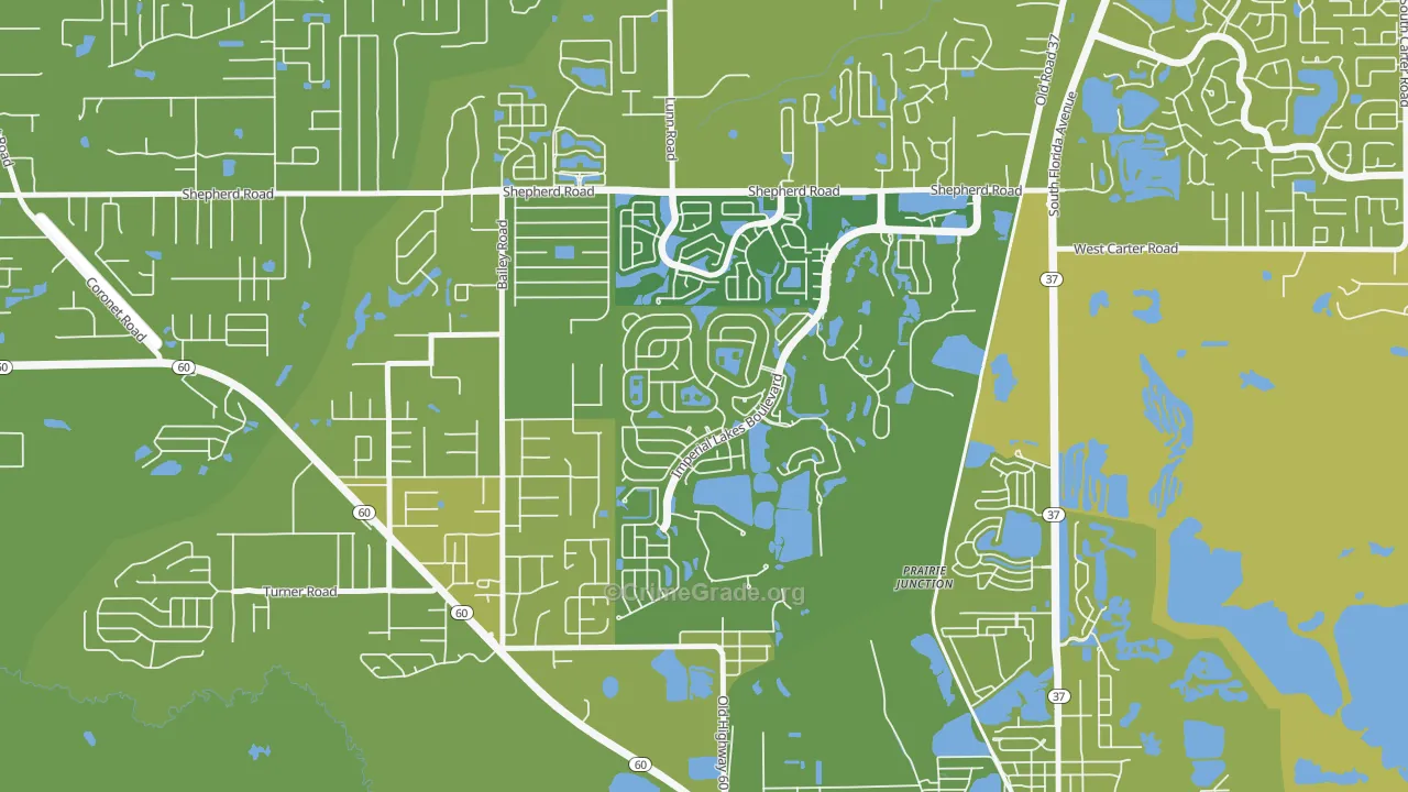Fuller Heights, FL Map of Vehicle Theft Rates