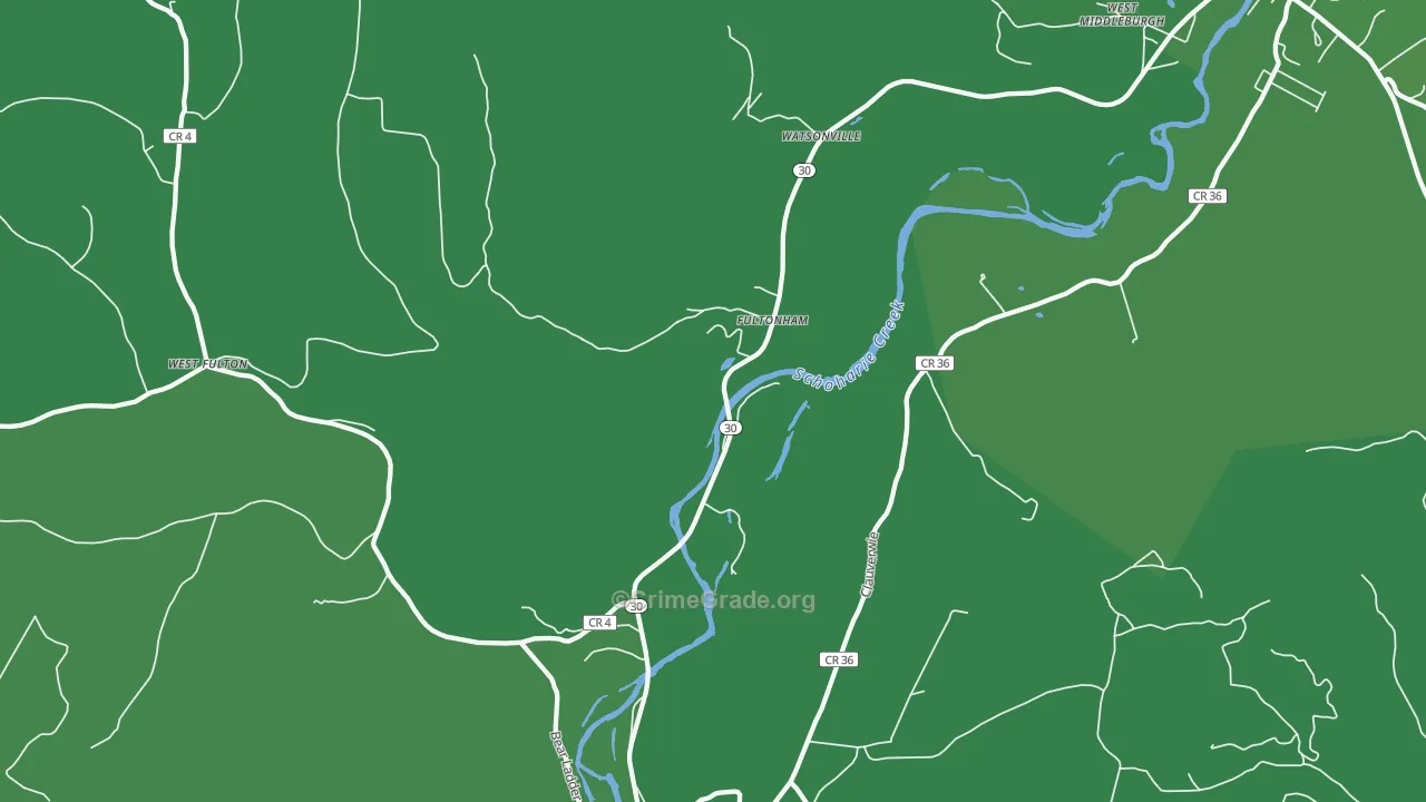 Fultonham, NY Map of Vehicle Theft Rates