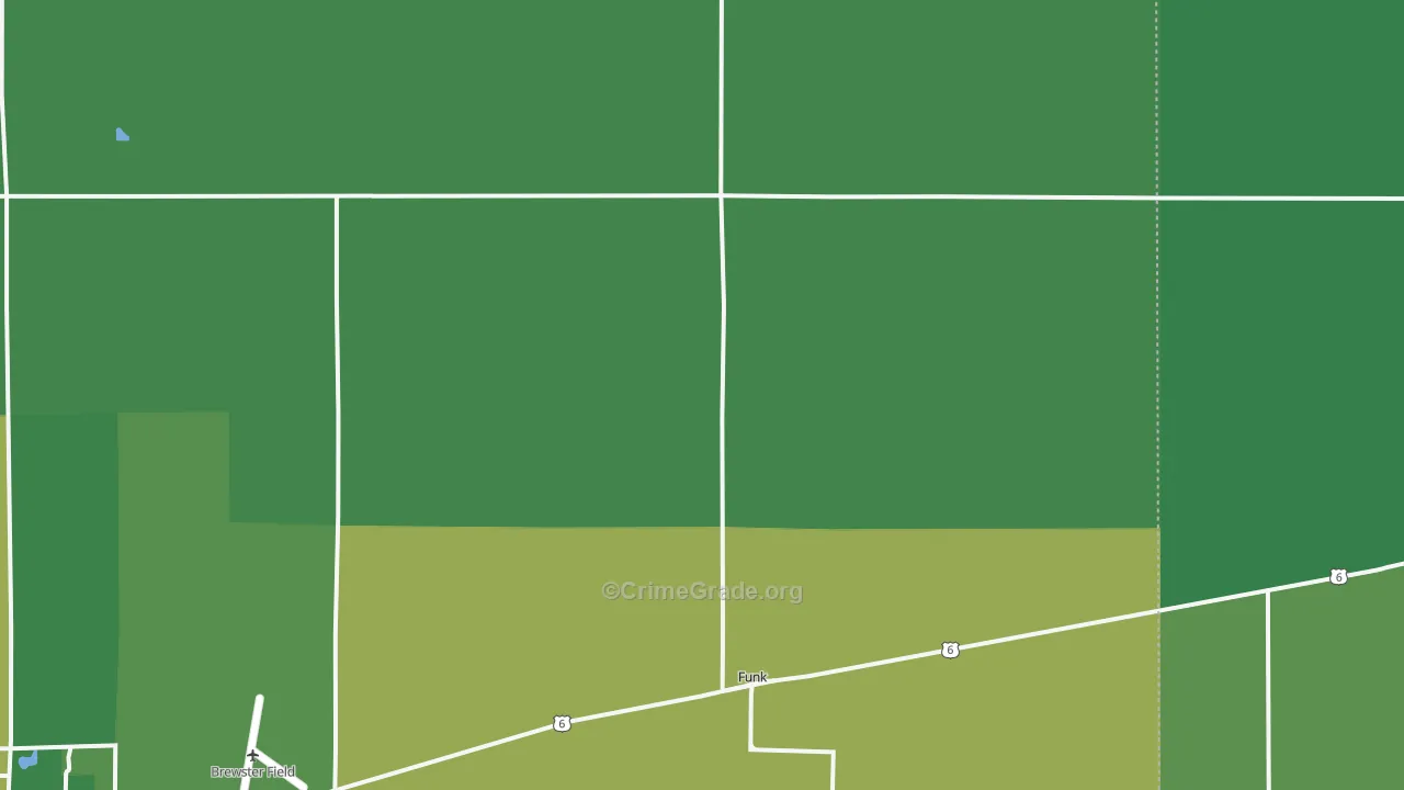 Funk, NE Map of Vehicle Theft Rates