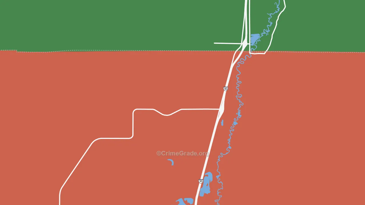 Galen, MT Map of Vehicle Theft Rates