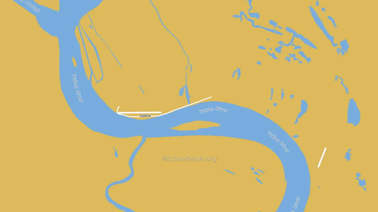 Galena, AK Map of Vehicle Theft Rates