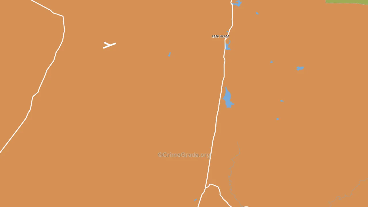 Garrett, WY Map of Vehicle Theft Rates