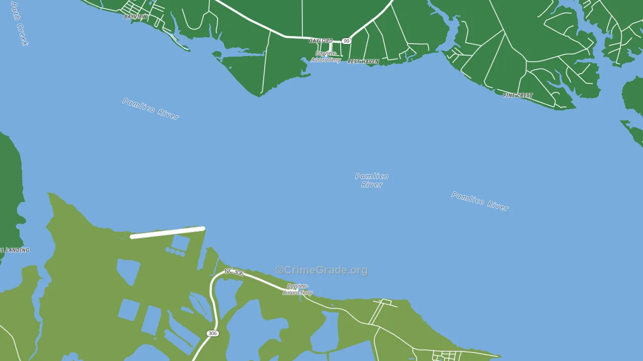 Gaylord, NC Map of Vehicle Theft Rates