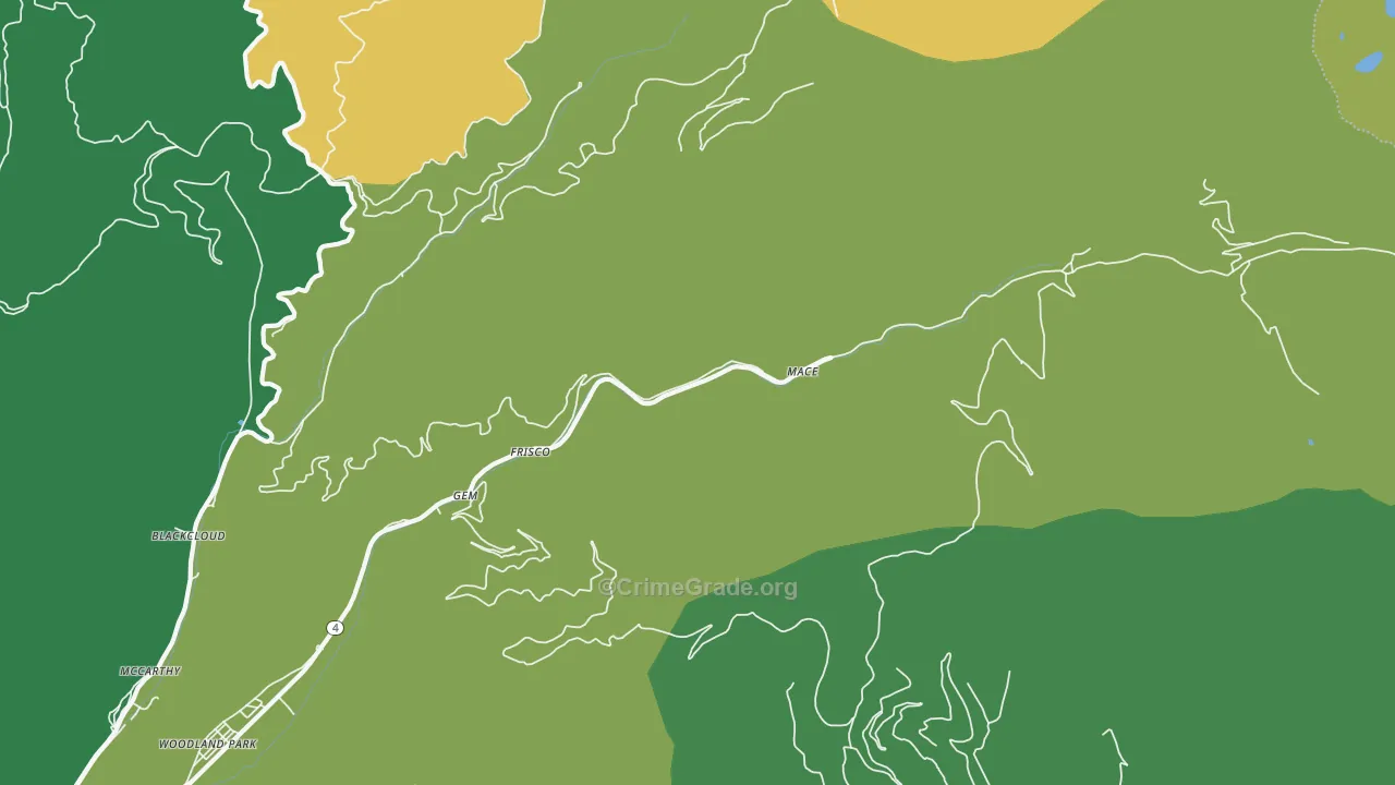 Gem, ID Map of Vehicle Theft Rates