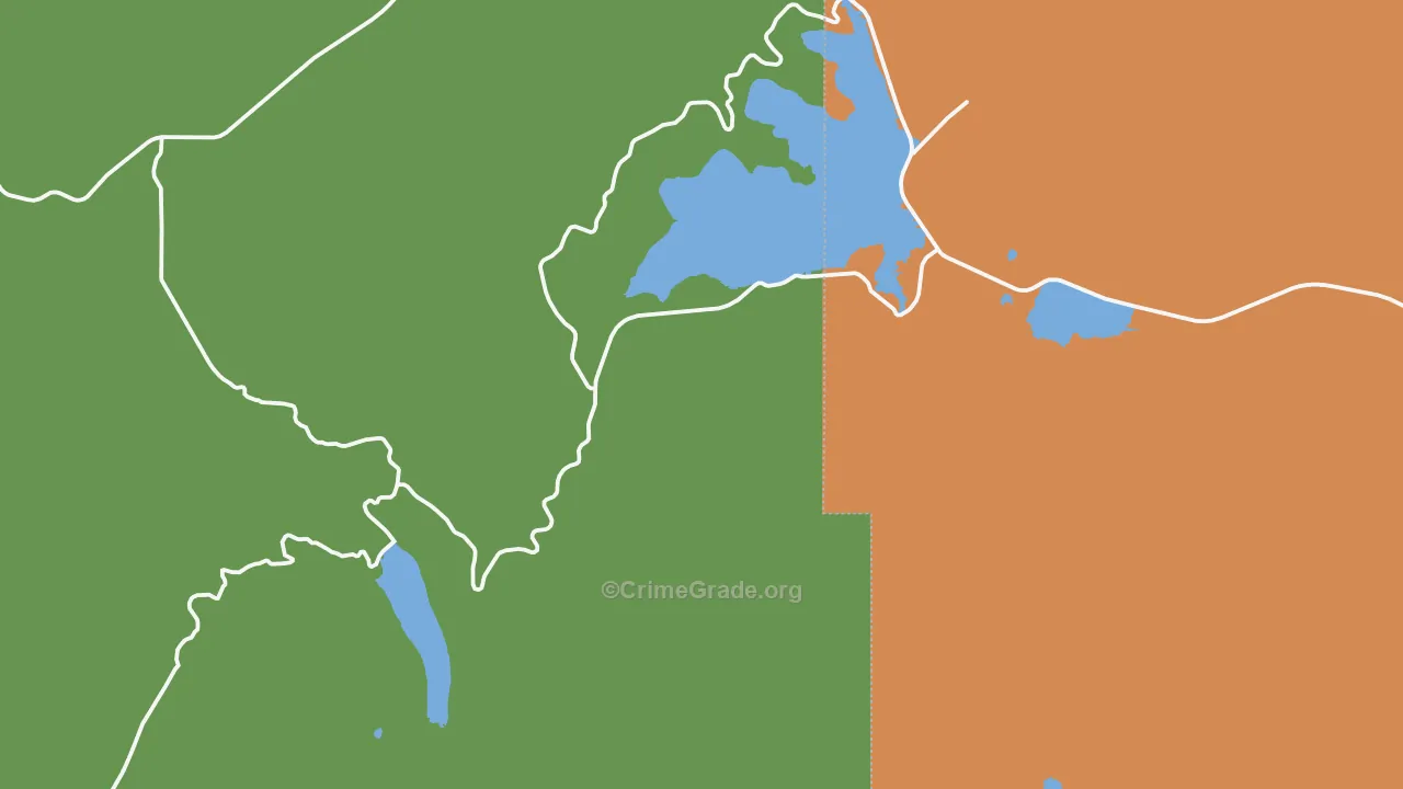 Georgetown, MT Map of Vehicle Theft Rates