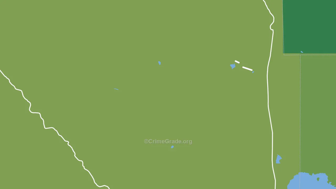 Gerlach, NV Map of Vehicle Theft Rates