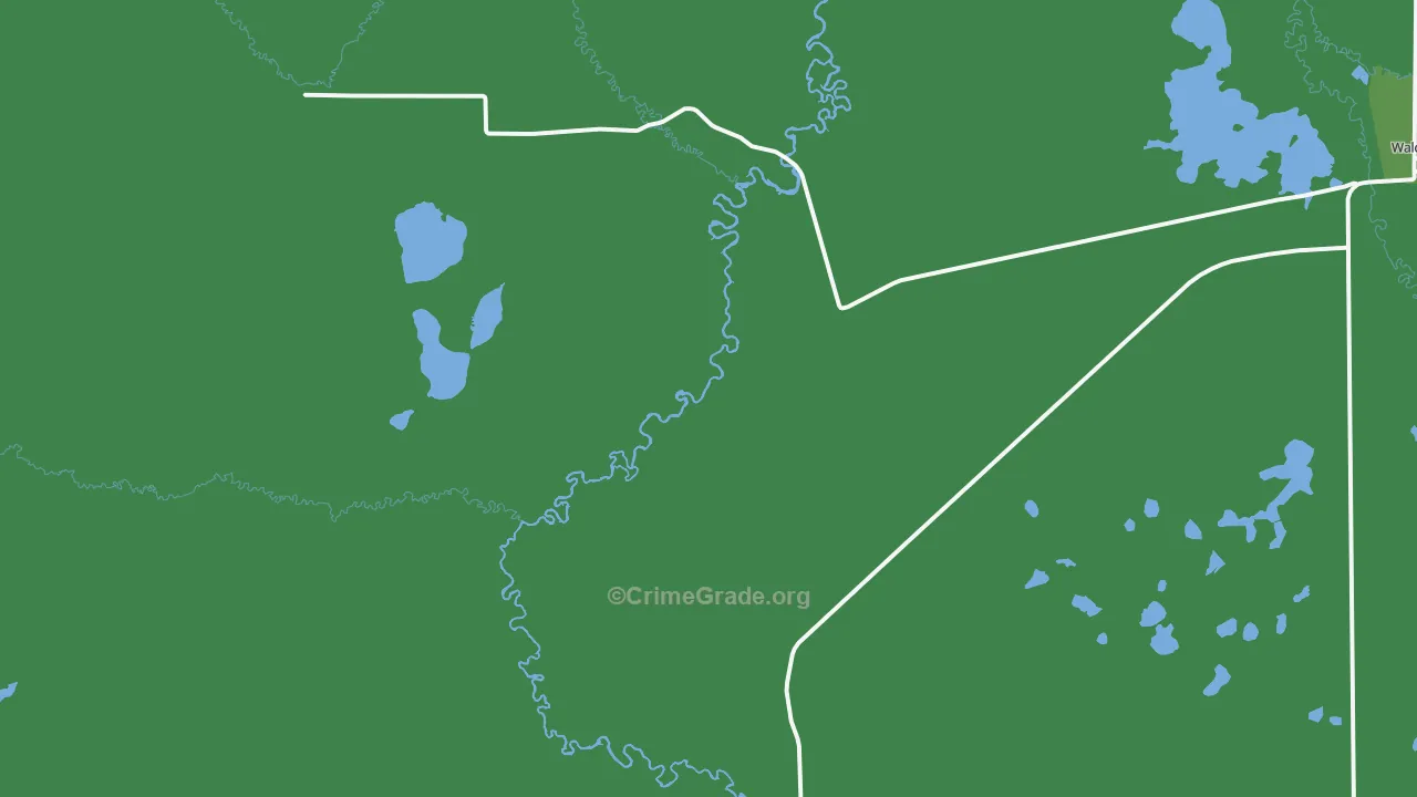 Glendevey, CO Map of Vehicle Theft Rates