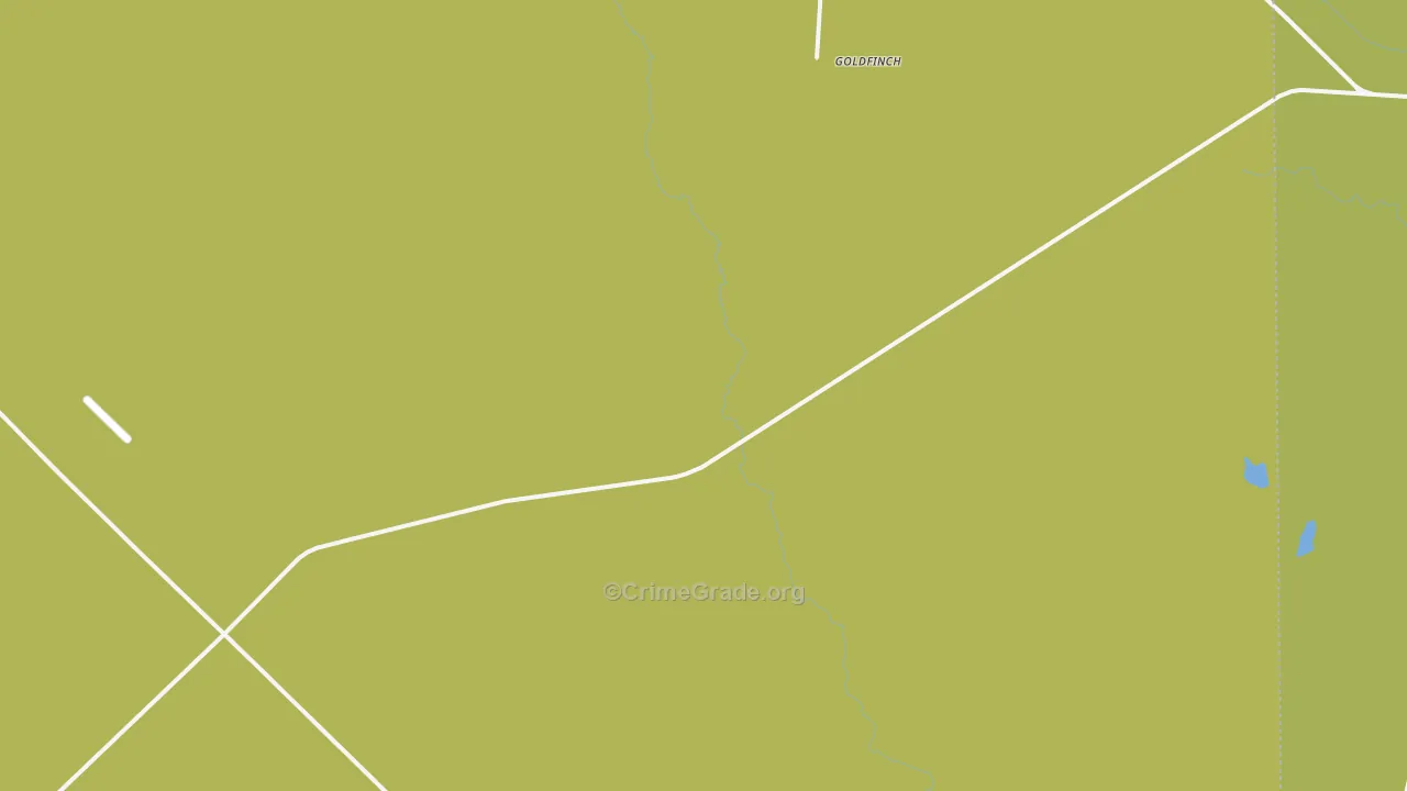 Goldfinch, TX Map of Vehicle Theft Rates