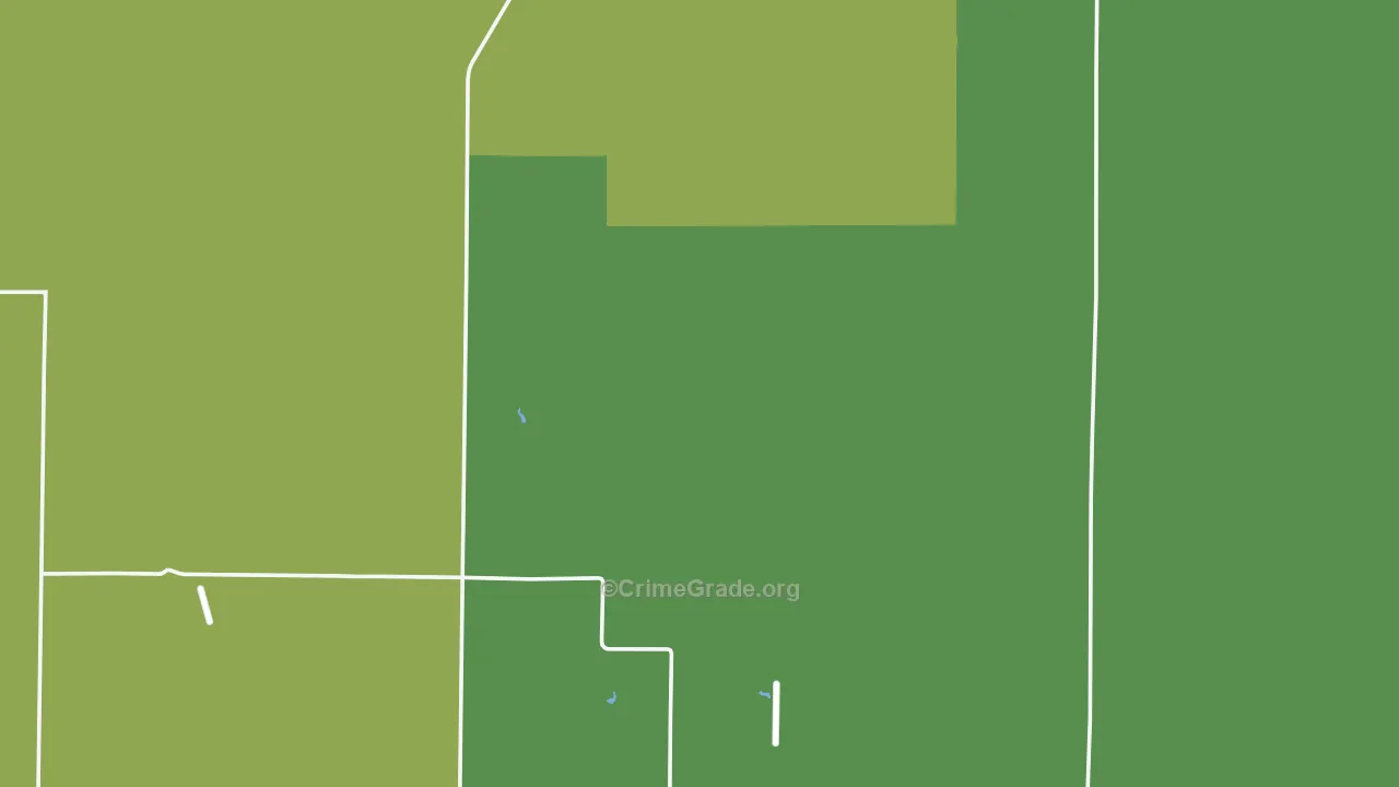 Gove, KS Map of Vehicle Theft Rates