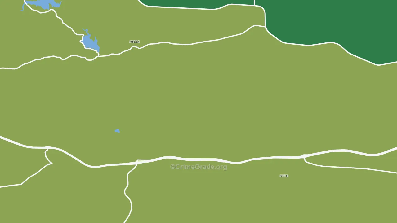 Granite Canon, WY Map of Vehicle Theft Rates